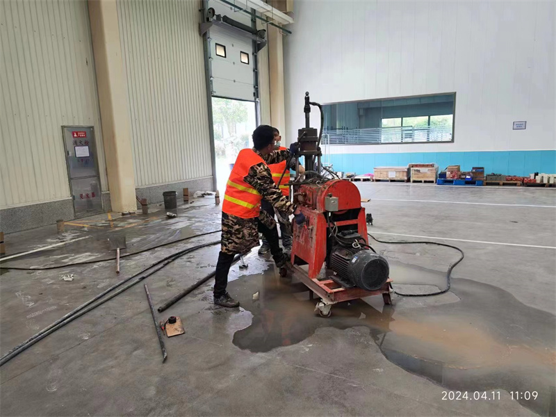 黄石厂房地面下沉塌陷注浆加固施工